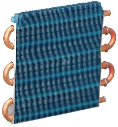 1pcs Miniature Condenser Air-cooled Copper Tube Finned Radiator Evaporator Heat Exchanger Water Cooling Radiator Accessories(1x5x92)