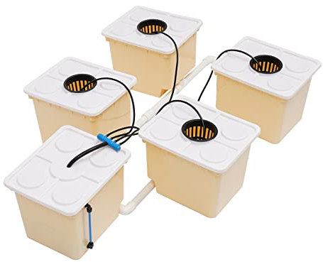 SHZICMY Hydrokultur Grow System Kit Home Indoor Eimer-Tropf-Wachstumssystem für Hydrokultur Garten Balkon Pflanzen Gemüse 11L 110x76CM