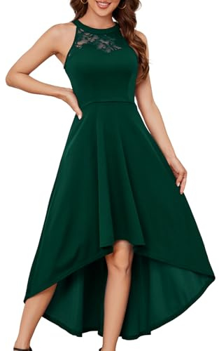 Bbonlinedress Aftonklänning, elegant för bröllopsgäst, festlig klänning, halterneck, konfirmationsklänning, brudtärneklänning, cocktailklänning, festklänning, XL