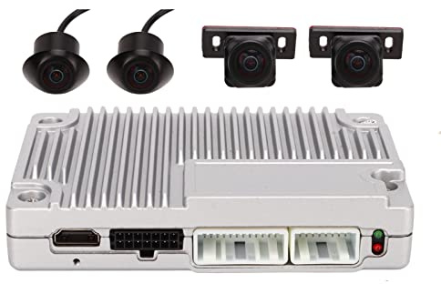 360° Surround View System 1080P Parkeringsövervakning 170° Vidvinkel 4-vägskamera 3D DVR för Autos System All Round View Camera System 360 Bird View System