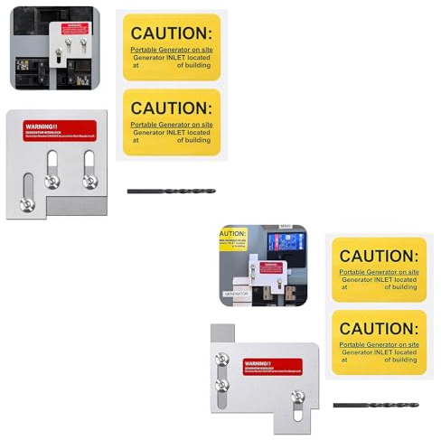 Generator Interlock Kit Compatible with Horizontal Main Cutler Hammer CH series ONLY 150 or 200 amp panels, TAN Breaker ONLY. 1 1/2 spacing between main and branch breaker