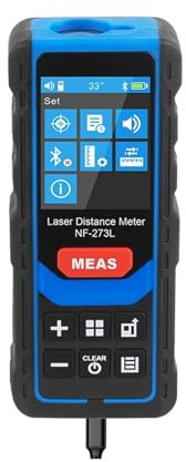 Telemetro professionale a raggio rosso, misuratore di distanza laser/r, puntatore laser/r, strumento di misurazione a nastro laser/r con voce Bluetooth(120m)