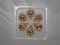 Jingle Bells Lauscha Christbaumkugel 5cm Golden Dreams