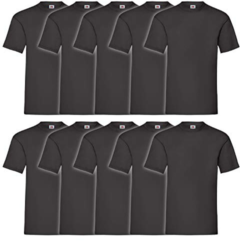 Fruit of the Loom 10-pack Valueweight t-shirt storlek S – 5XL t-shirts i många färger