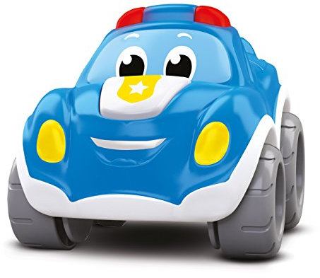 Baby Clementoni - Tobia Auto della Polizia, Macchinina Bambino 1-4 Anni, Gioco Prima Infanzia, Macchina con Suoni e Sirene, Stimola Manualità, Vista e Udito, Made in Italy, Lingua Italiana, 17154