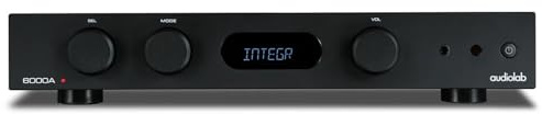 Audiolab 6000A 100-watt Stereo Integrated Amp/Bluetooth DAC - Black