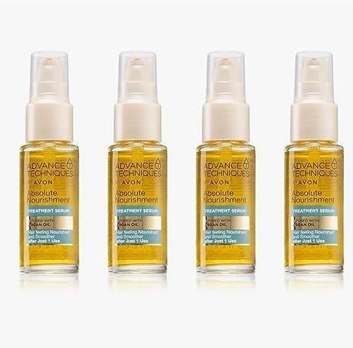 4x Avon Advance Techniques 360 Nourishment Marokkanisches Arganöl Pflegendes Haarserum