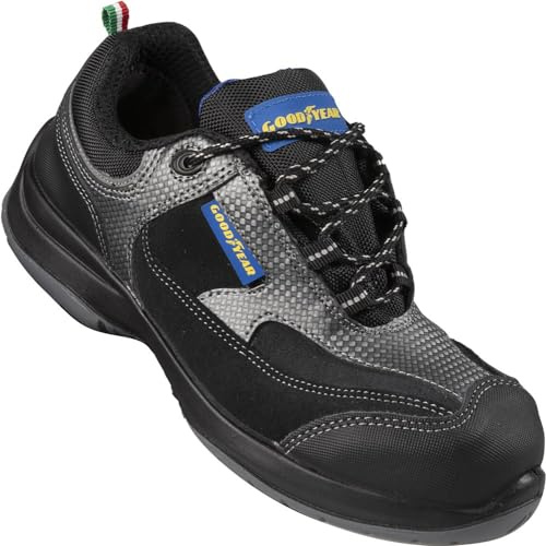 Goodyear S1P metallfria skyddsskor nummer 38 grå/svart Work