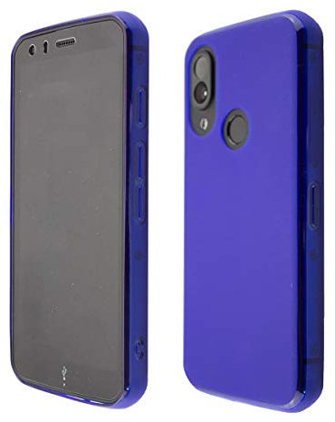 caseroxx Schutzhülle für Cat S62 / S62 Pro in blau – Flexibles TPU-Case aus stoßfestem Gummi, passgenaue Handy-Tasche mit Kantenschutz & rutschfestem Grip