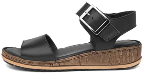 Hush Puppies Women's Ellie Heeled Sandal, Black, 8 UK, (HPW1000-164-1)