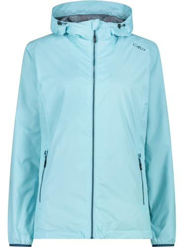 CMP - Giacca Donna con Cappuccio Antipioggia, Acqua, S