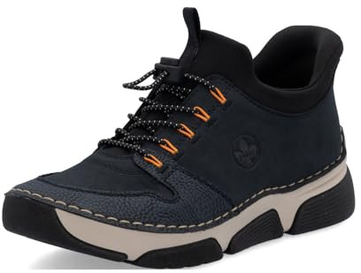 Rieker Damen Klassische Stiefel 45963, Frauen Stiefel,Boots,Winterstiefel,Winterschuhe,uebergangsstiefel,uebergangsschuhe,blau (14),39 EU / 6 UK