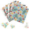 Origami Papier Bastelpapier Bunt Buntes Papiere 15x15 Buntpapier Zum Basteln Origamipapier Muster für Faltpapier Bunte Papiere Origami-Papier Bastel Paper Tonpapier Origami Paper für Craft Basteln