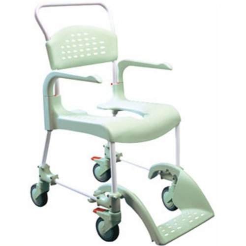 Etac Dusch- und Toilettenrollstuhl Clean mintgrün 55cm hoch, Badehilfen