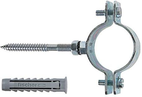 Fischer Collare pesante per tubi CPT 2 1/2 con vite e tassello