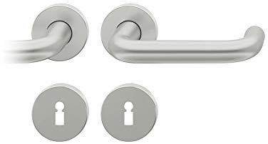 Fsb Drückergarnitur Modell 12 1070 WC 39-58 mm Aluminium F1