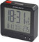 Atrium Funkwecker Reisewecker klein Digital Quarz LCD sensorgesteuertes Nachtlicht Beleuchtung Schwarz A740-7