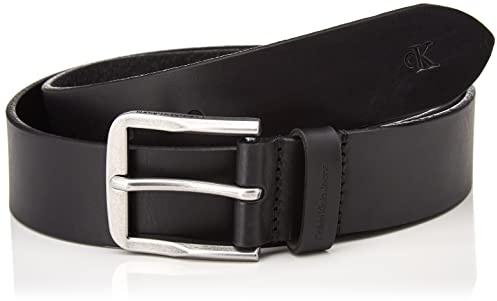 Calvin Klein Jeans Herren klassischer Schnalle, 35 mm Gürtel, Black, 105 cm