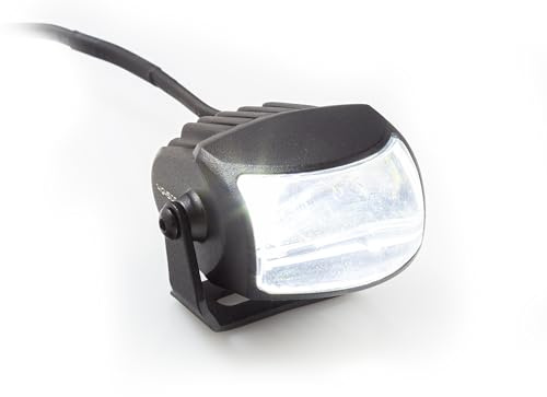10007774 Universal Motorrad Zusatz-LED Fernscheinwerfer HI-Beam mit Halterung, matt schw