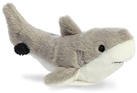 Aurora® Adorable Shoulderkins™ Titan Shark™ Stuffed Animal - Fun Buddy that Can Go Everywhere with You - Perfect for Kids 3+ Years and Costumes - Gray 6.5 Inches