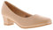 Comfort Plus Carly Womens Court Shoes with Heels Perfect for Work Occasion wear or Evenings Out on The Town - Stylish and a Comfortable Ladies Shoes Nude 6 UK