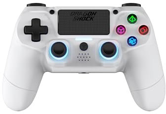 DragonShock Controller Mizar Wireless weiß PS4