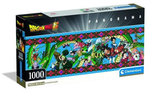 Clementoni - 37075 Jigsaw Puzzle 1000 Pieces for Adults and Teenagers, Special Series, Anime Theme One Piece, Poster Included, Compact Box, Gift Idea for Men and Women, Made in Italy, 98 x 33 cm
