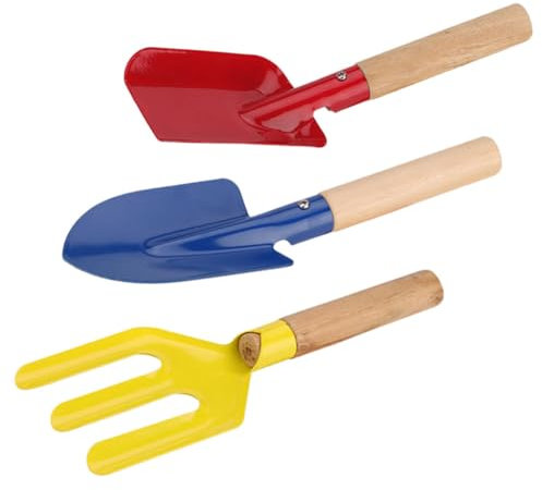 BESPORTBLE 3Pièces Outils De Jardinage Truelle De Repiquage Truelle à Main Et Fourche à Dents Outils pour Fleurs Et Plantes