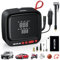 NEXPOW Kompressor Auto Autoreifen Pumpe Luftpumpe - 150 PSI 12V DC Tragbare Luftpumpe mit Automatischer Abschaltung, Manometer, LED Taschenlampe für Auto, Motorrad, Fahrrad, Bälle und mehr