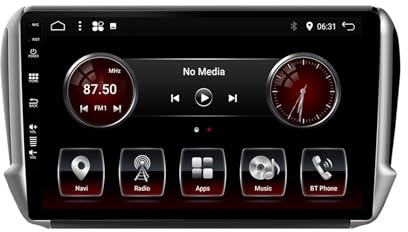 Bilmonterat satellitvideonavigeringssystem 10,1 Android 11 bilradio ljud multimedia bil DVD-spelare för Peugeot 2008(6g,64g)