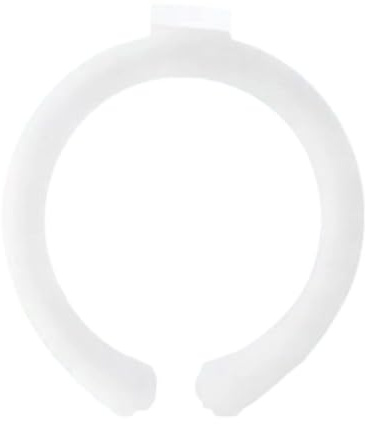 Posgcks Collier Rafraîchissant, Tube De Refroidissement Pour Cou, Anneau De Glace Réutilisable Cou, Idéal Pour Le Sport, Bouffées De Chaleur (blanc Et Bleu)