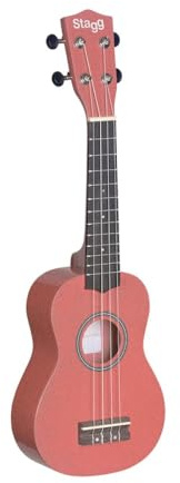 Stagg Ukulélé soprano Rose