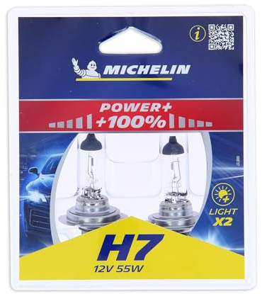 Michelin 008737 Power + 80% 2 Bulbs H7 55 W 12 V