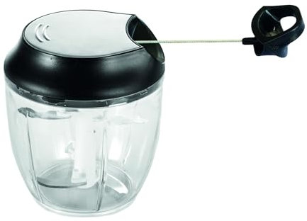 Baumalu, Mini hachoir ficelle 5 lames 950 ml, hachage rapide et uniforme, pratique et compact, facile à utiliser, taille 950 ml