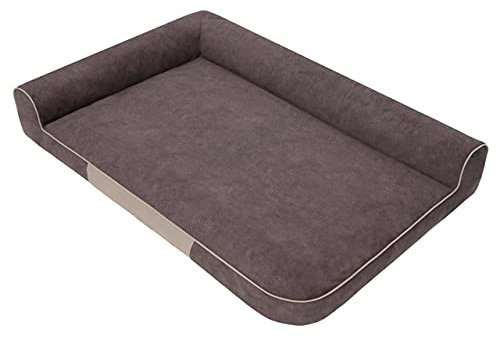 PillowPrim Hundebett Hundeschlafplatz Hundesofa Hundekissen Ruheplatz Hundematratze Hundehütte Hundeplatz Hundekorb Doggybed Hundezubehör Sofa Bett 115x80 cm
