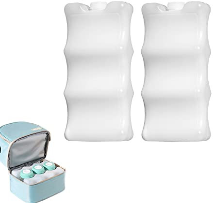 Vulevirtue 2 Stück Kühlakku, Kühltasche und Kühlbox,Kühlelemt für Kühlbox Kühltasche,Kühlelemente für Haushalt und Freizeit(Weiß)