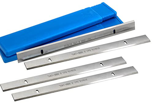 WNJ-Tool, 8 210mm HSS Épaisseur Lame De Rabot 210x16.5x1.5mm Couteau De Dégauchisseuse en Bois pour Scheppach Erbauer Titan Accessoires D'outils Électriques (Taille : 2 Pairs)