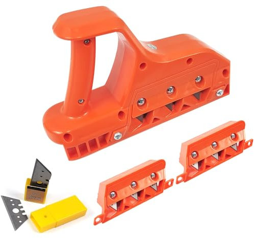 Cortador Placas Yeso,Cortador de Bordes de Yeso, Cepillo Manual para Yeso, Cepillo Manual para Yeso, Cepilladora Bordes para carpintería, with 45 ° and 60 ° Hand Tool Cutting Tools