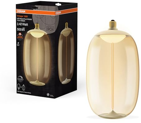 OSRAM Vintage 1906 Big Elipse Oval är en dimbar LED-lampa gjord av plast | , LED Lamps, 200.00 Millimetres dia, , 1-Pack