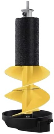 Menolana Ice Drill Auger Ice Fishing Accessories Nylon Fast Cutting Ice Fishing Drill Ice Auger for Oceans Fishing Outdoor Activities, 50 cm Yellow
