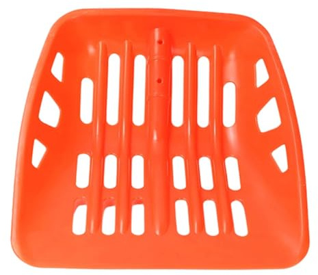 FytStycale Pala de Drenaje Cabezal de Pala Limpiador de Alcantarillas Recolector de Maíz Fabricado en Polipropileno Duradero Adecuado para Granjas Y Limpieza de, Naranja