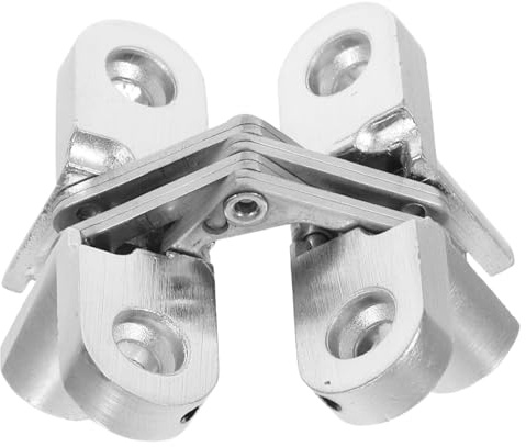 ORFOFE Charnières Porte Pivotantes Invisibles Robuste Pliables et Silencieuses Adaptées pour Portes Pliantes Armoires et Bibliothèques