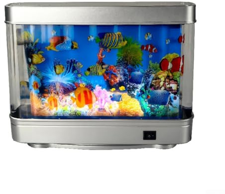 Luz decorativa simulada para pecera con tecnología LED que proporciona iluminación ambiental para sala de estar, dormitorio, cocina u oficina