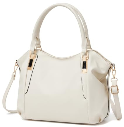 Miss Lulu Borsa Donna Grande con Tracolla Regolabile, Tote Bag Impermeabile Pelle PU, per Lavoro, Scuola, Università e Viaggio