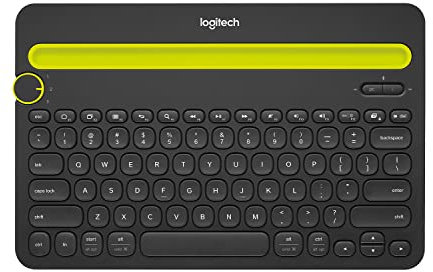 Logitech K480 Wireless Multi-Device Keyboard for Windows, QWERTY US International Layout - Black