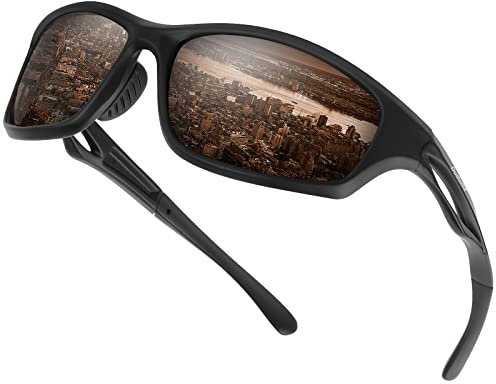 Duduma Polarisierte Sport Sonnenbrille Herren zum Fahren Radfahren Golf Fischen Laufen UV400-Schutz Sportbrille für Herren Damen