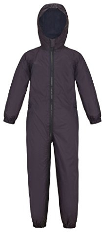 Wetplay Puddle Splash Suit Waterproof All In One Kids Rainsuit Childrens Childs Boys Girls (9-10 Years, Navy Blue)
