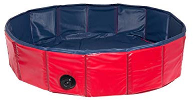 Karlie Doggy Pool ø: 160 cm blau-rot