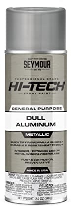 Seymour 16-132 Hi-Tech Lacquer Spray Paint, Dull Aluminum Metallic (12 oz.)