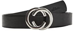 s.Oliver Damen 201.11.899.30.281.2041314 Gürtel, 9999 schwarz, 100
